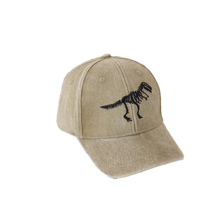 （Pre Order）Kids Dinosaur Embroidered Baseball Cap