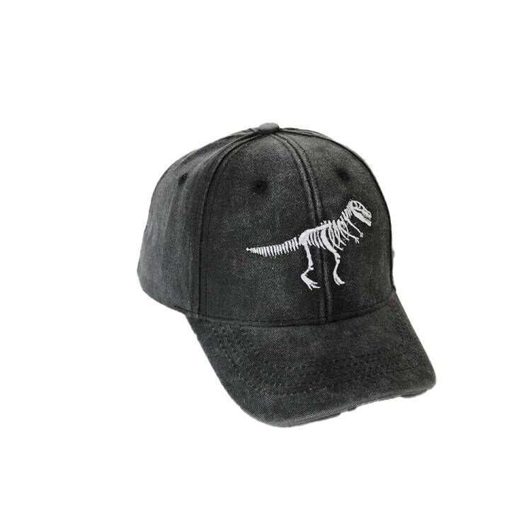 （Pre Order）Kids Dinosaur Embroidered Baseball Cap