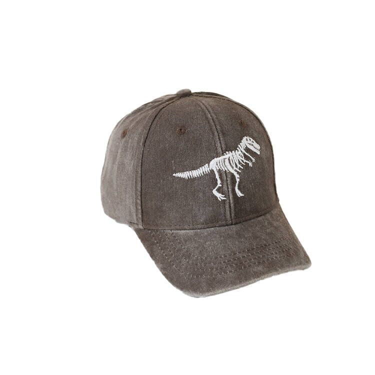 （Pre Order）Kids Dinosaur Embroidered Baseball Cap