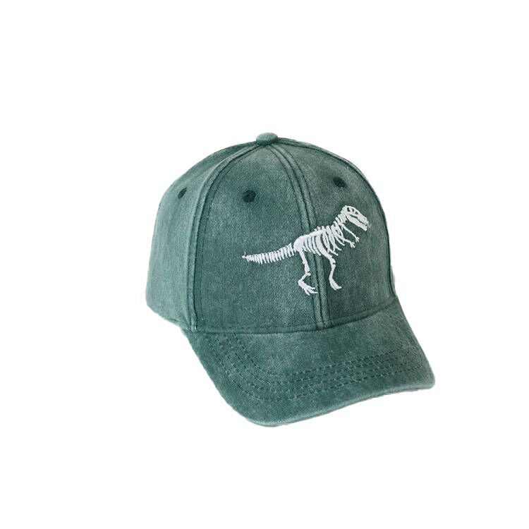 （Pre Order）Kids Dinosaur Embroidered Baseball Cap