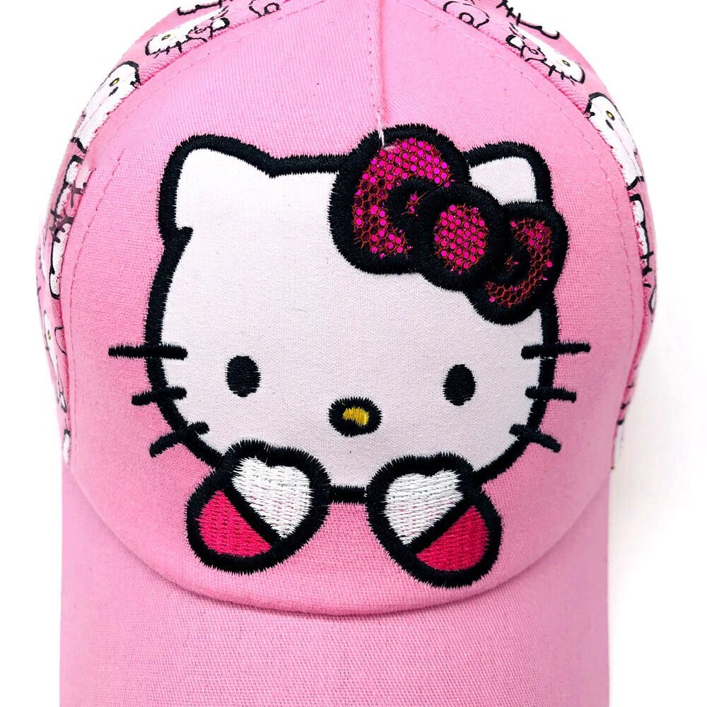 （Pre Order）Kids Pink Cartoon Embroidered Baseball Cap