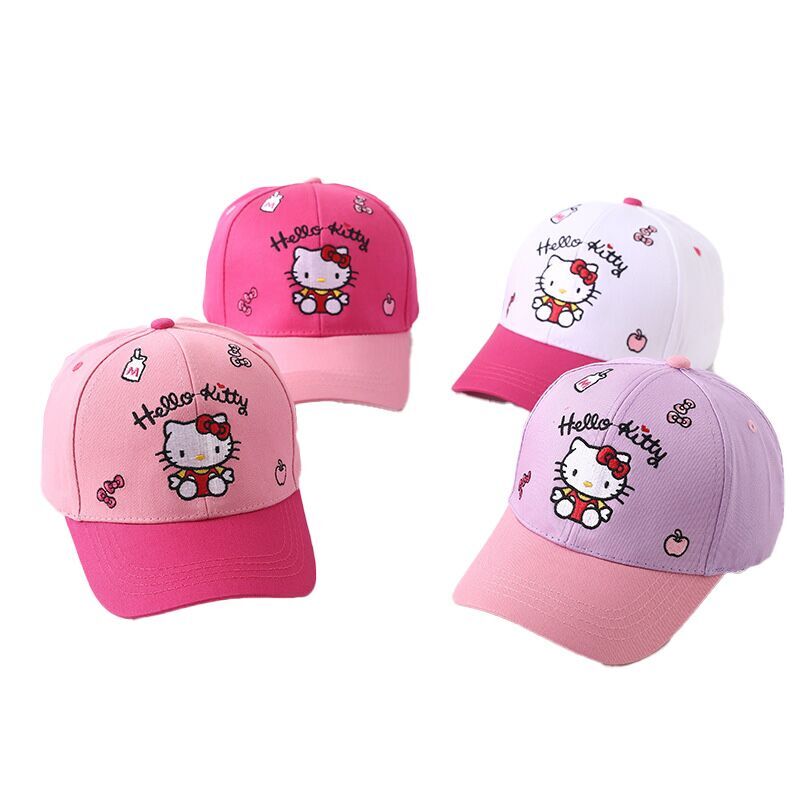 （Pre Order）Kids Cartoon Color Matching Baseball Cap