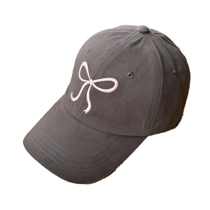 （Pre Order）Adults Bow Embroidery Baseball Cap