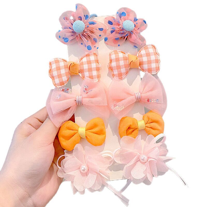 （Pre Order）Bow Hair Clip 10-piece Set