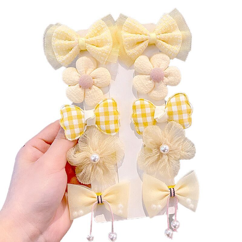 （Pre Order）Bow Hair Clip 10-piece Set