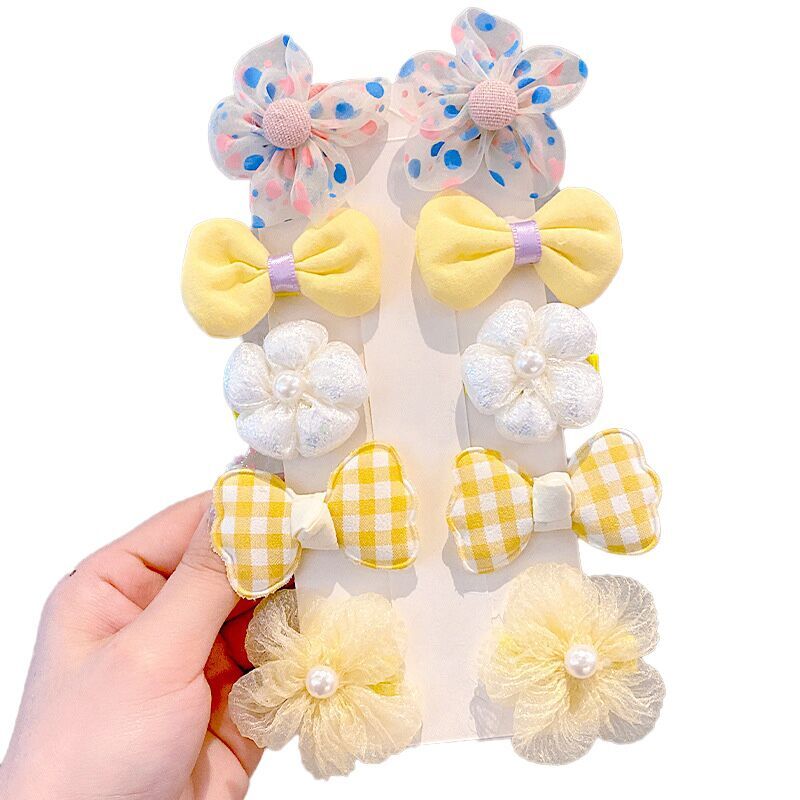 （Pre Order）Bow Hair Clip 10-piece Set