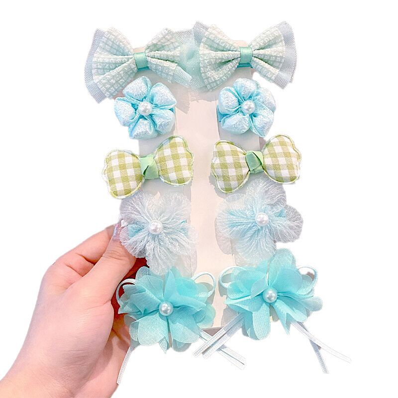 （Pre Order）Bow Hair Clip 10-piece Set