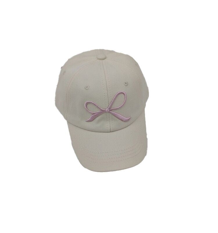 （Pre Order）Kids Bow Embroidery Baseball Cap