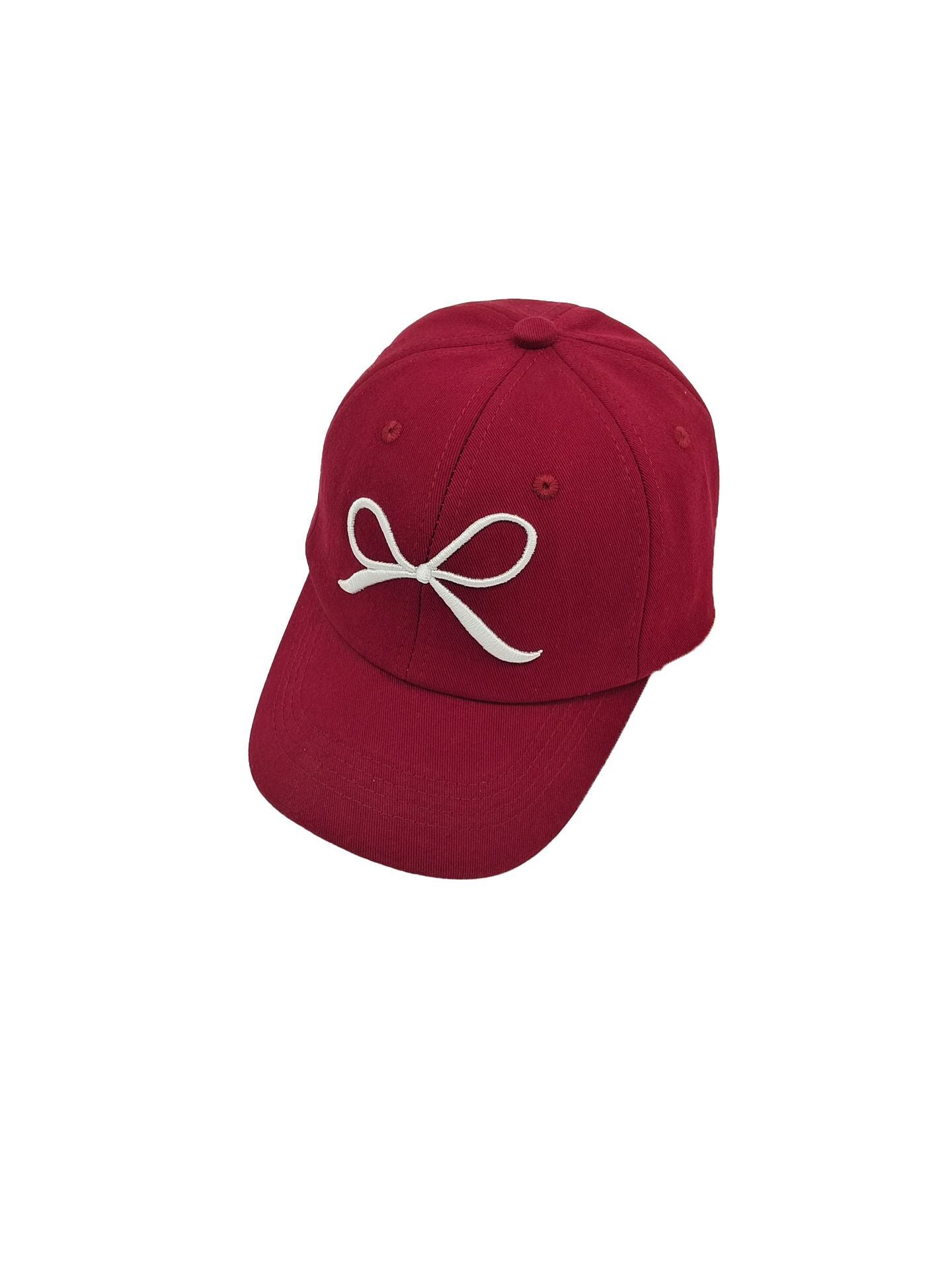 （Pre Order）Kids Bow Embroidery Baseball Cap