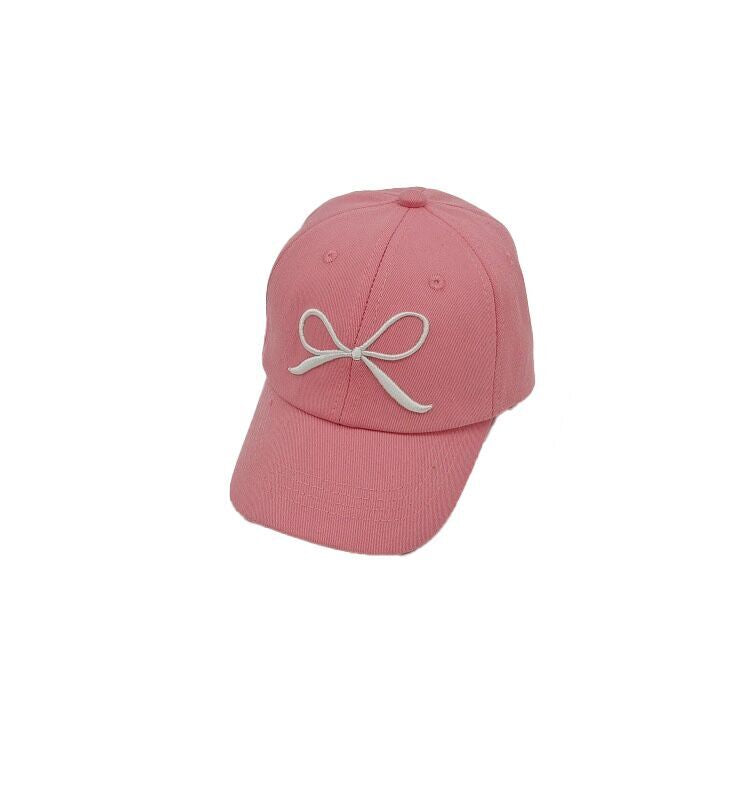 （Pre Order）Kids Bow Embroidery Baseball Cap