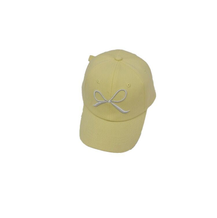 （Pre Order）Kids Bow Embroidery Baseball Cap