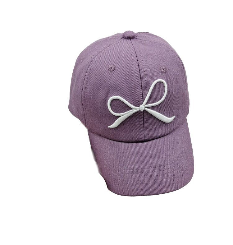 （Pre Order）Kids Bow Embroidery Baseball Cap