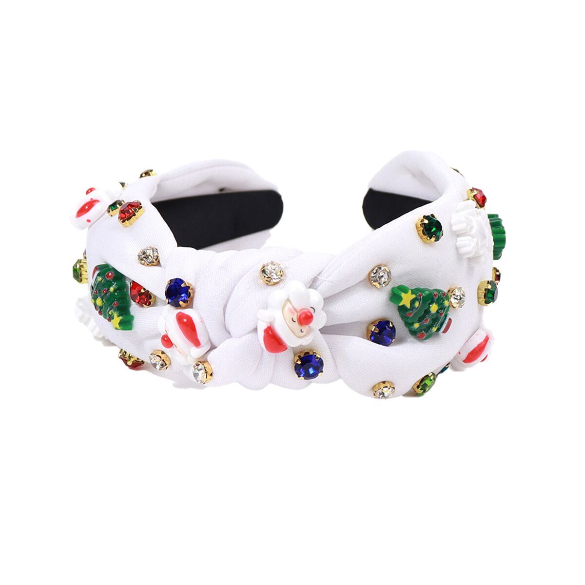 （Pre Order）Stylish Christmas Pearl Rhinestone Headband