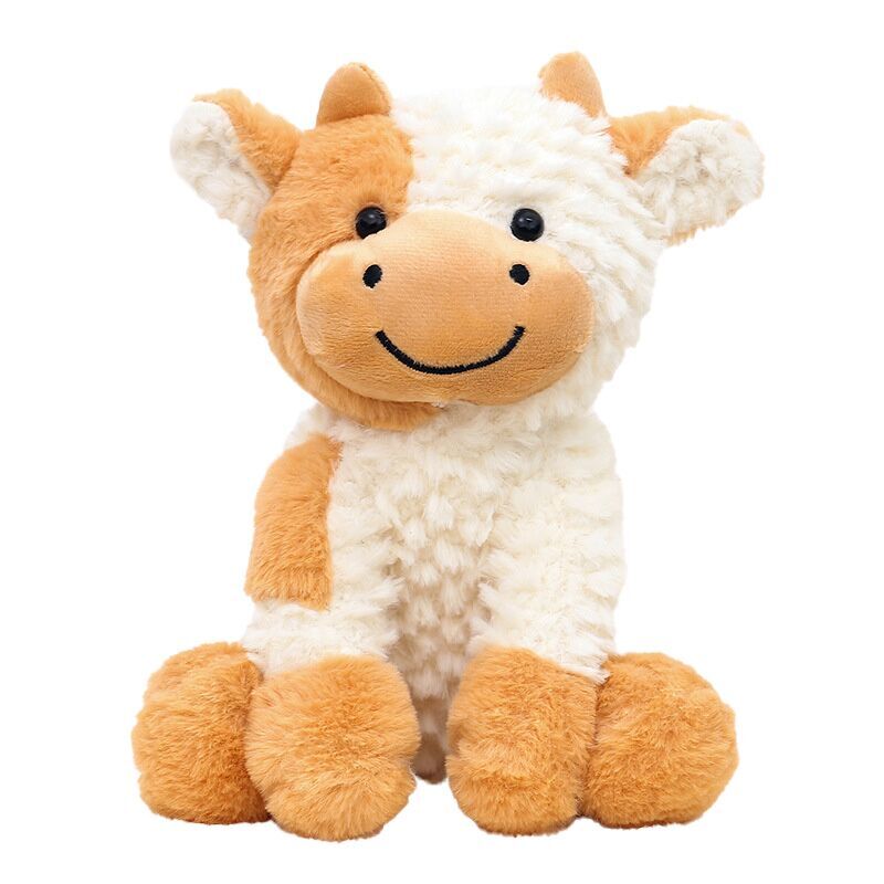 （Pre Order）Kids Standing and Sitting Cow Plush Toy