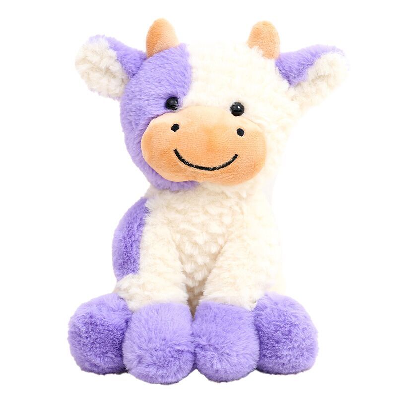 （Pre Order）Kids Standing and Sitting Cow Plush Toy