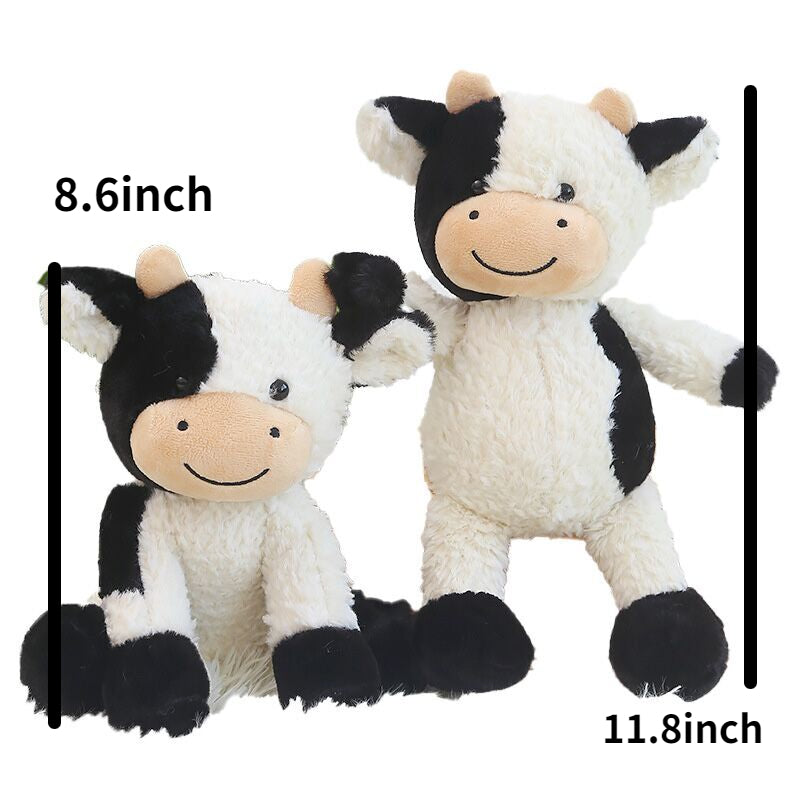 （Pre Order）Kids Standing and Sitting Cow Plush Toy