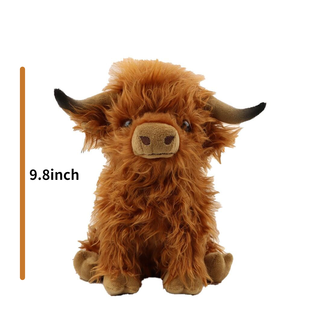 （Pre Order）Kids Highland Cow Plush Toy