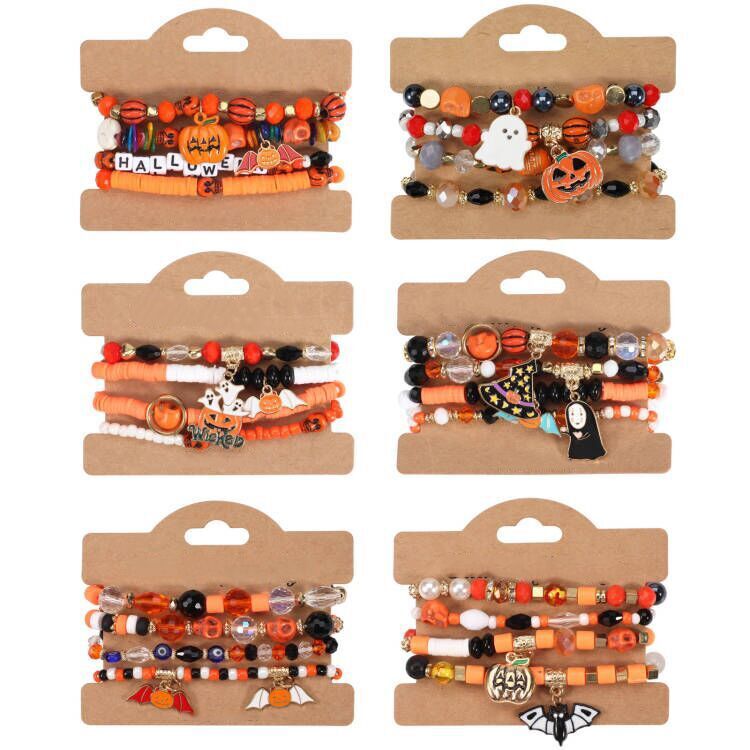 （Pre Order）Halloween Beaded Bracelet