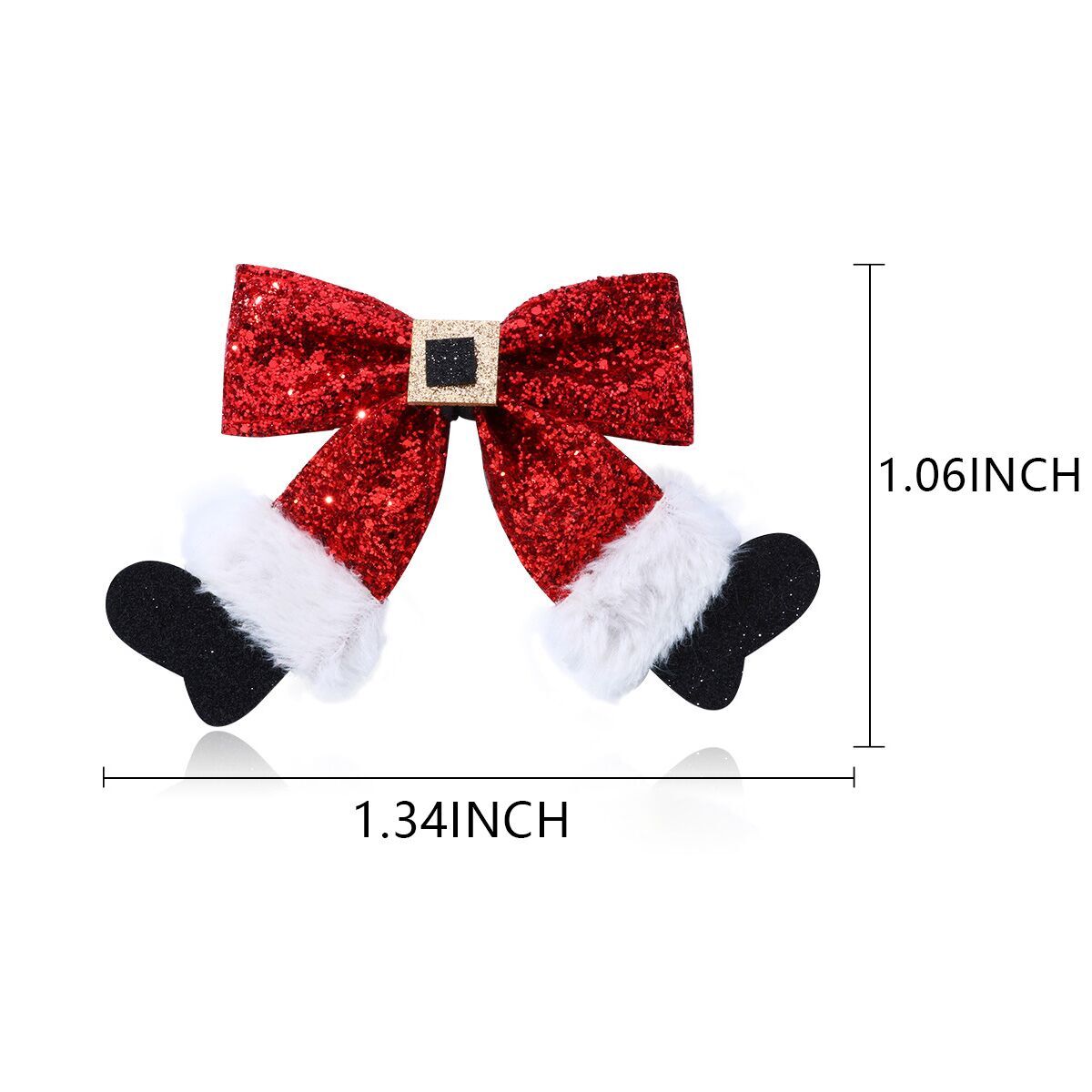 （Pre Order）Christmas Bow Socks Bobby Pin