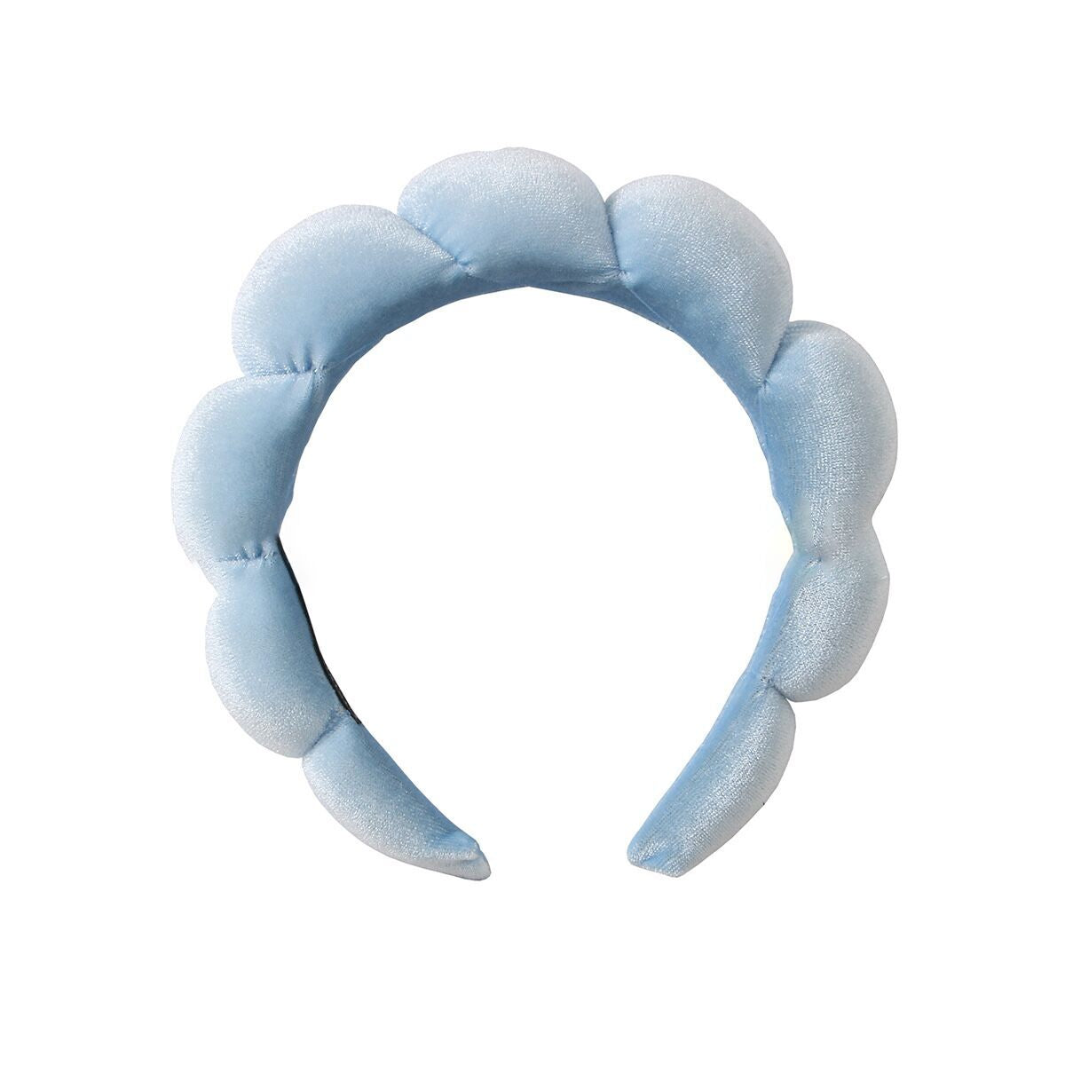 （Pre Order）Sponge Terry Scalloped Headband For Washing Face Makeup