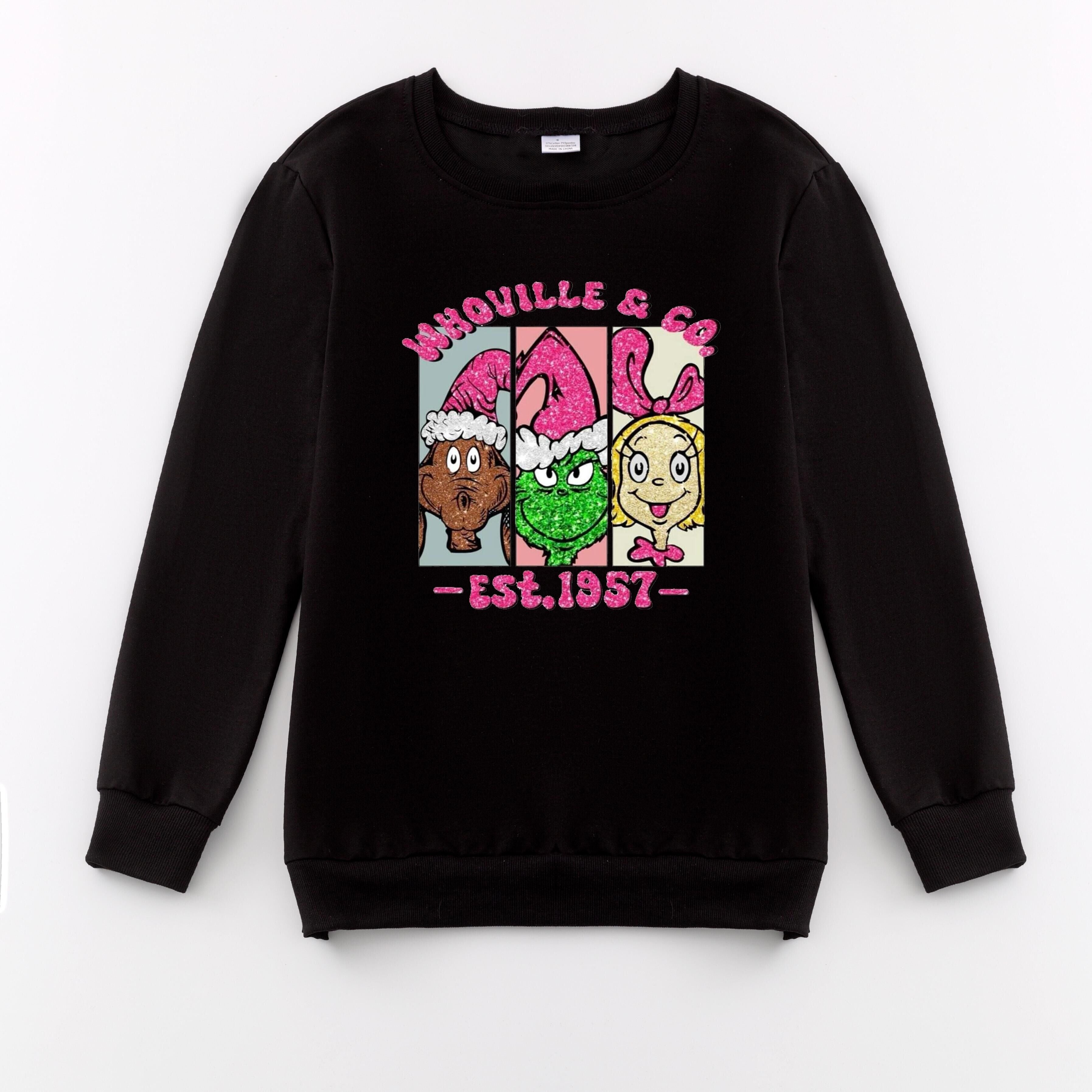 （Pre Order）Adults Christmas Print Sweatshirt