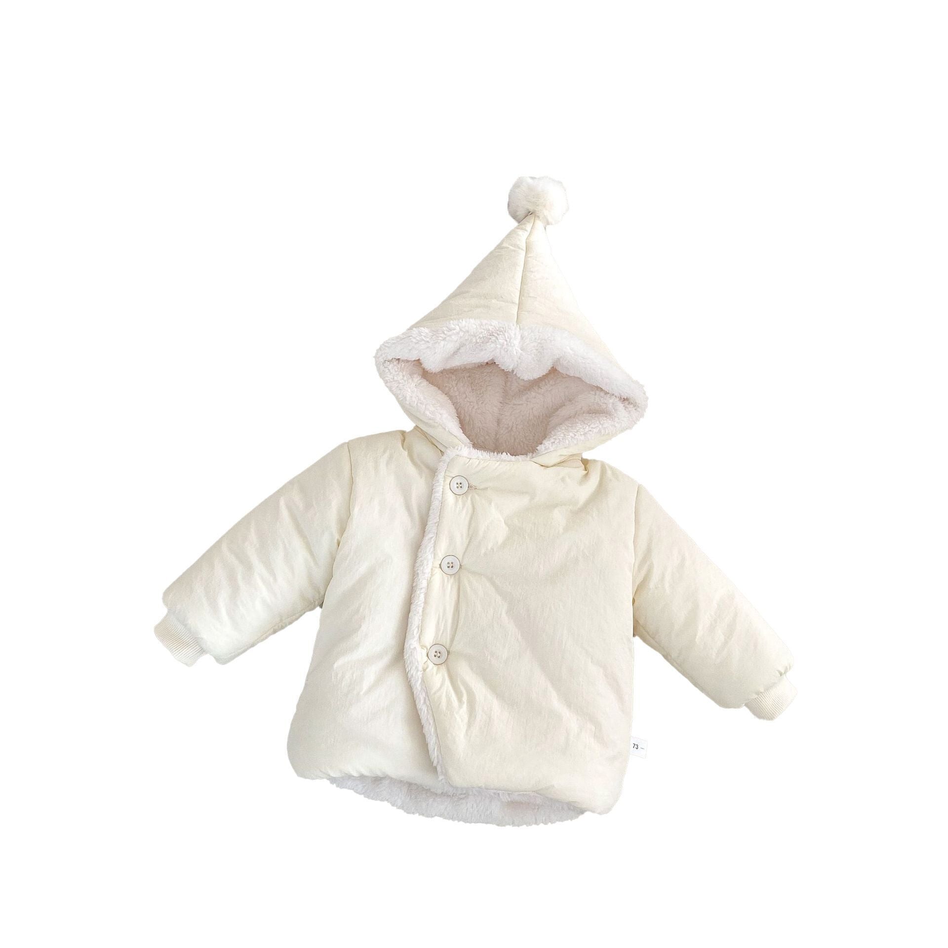 （Pre Order）Girls Padded Warm Hooded Jacket