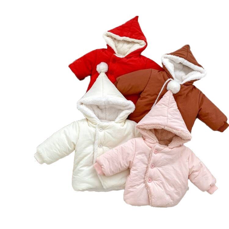 （Pre Order）Girls Padded Warm Hooded Jacket