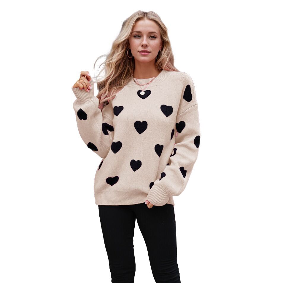 （Pre Order）Adults Valentine's Day Love Jacquard Sweater