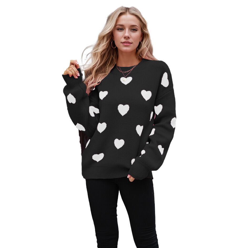 （Pre Order）Adults Valentine's Day Love Jacquard Sweater