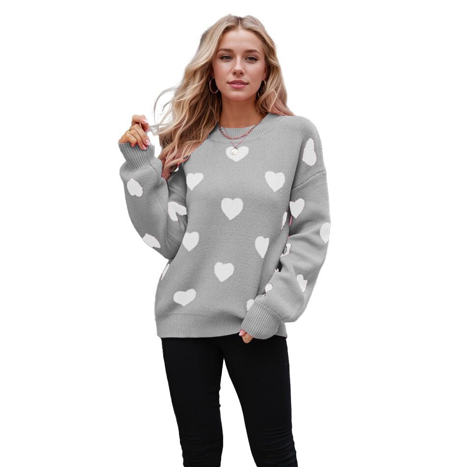 （Pre Order）Adults Valentine's Day Love Jacquard Sweater