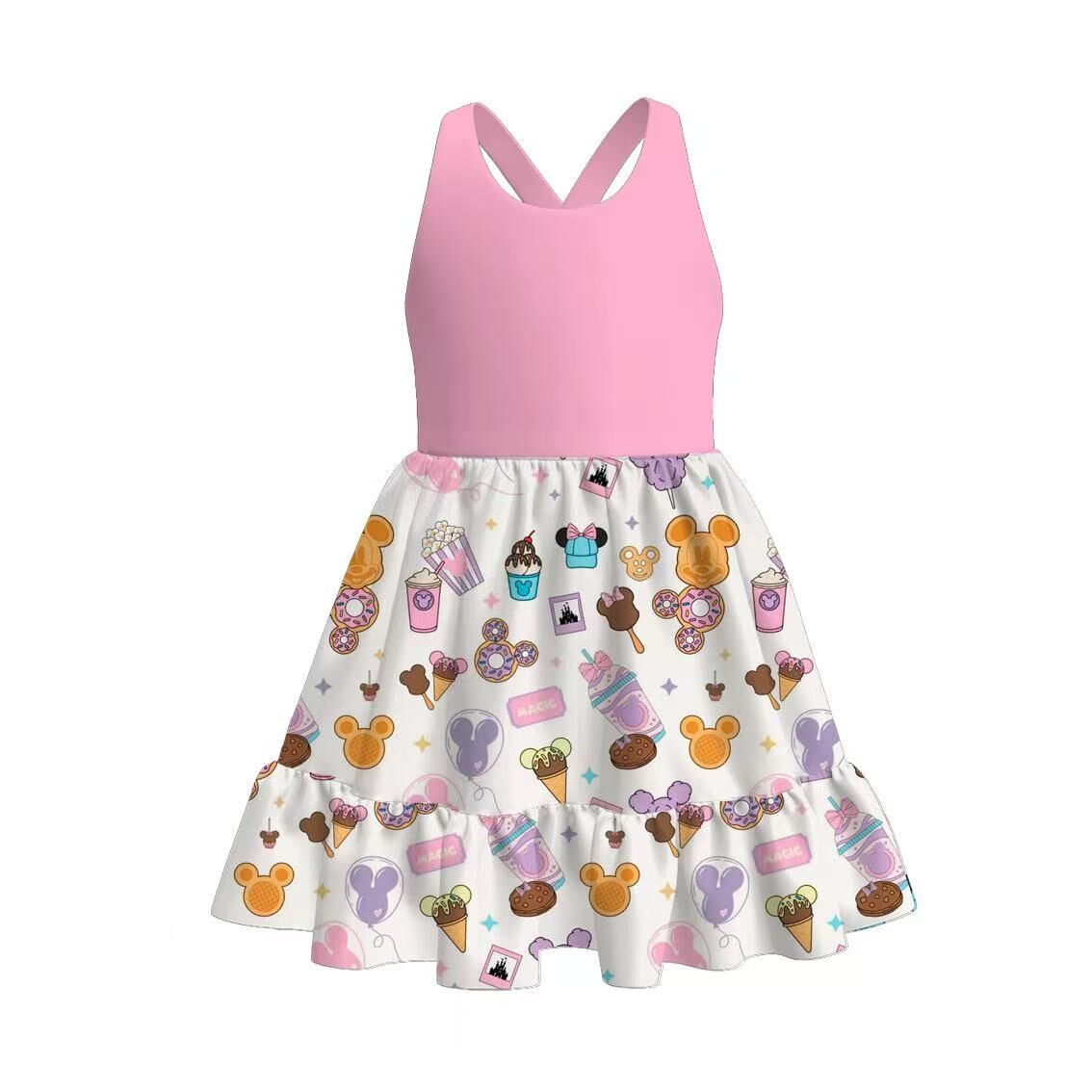 （Pre Order）Mommy and Me Spring ＆ Summer Print Dress