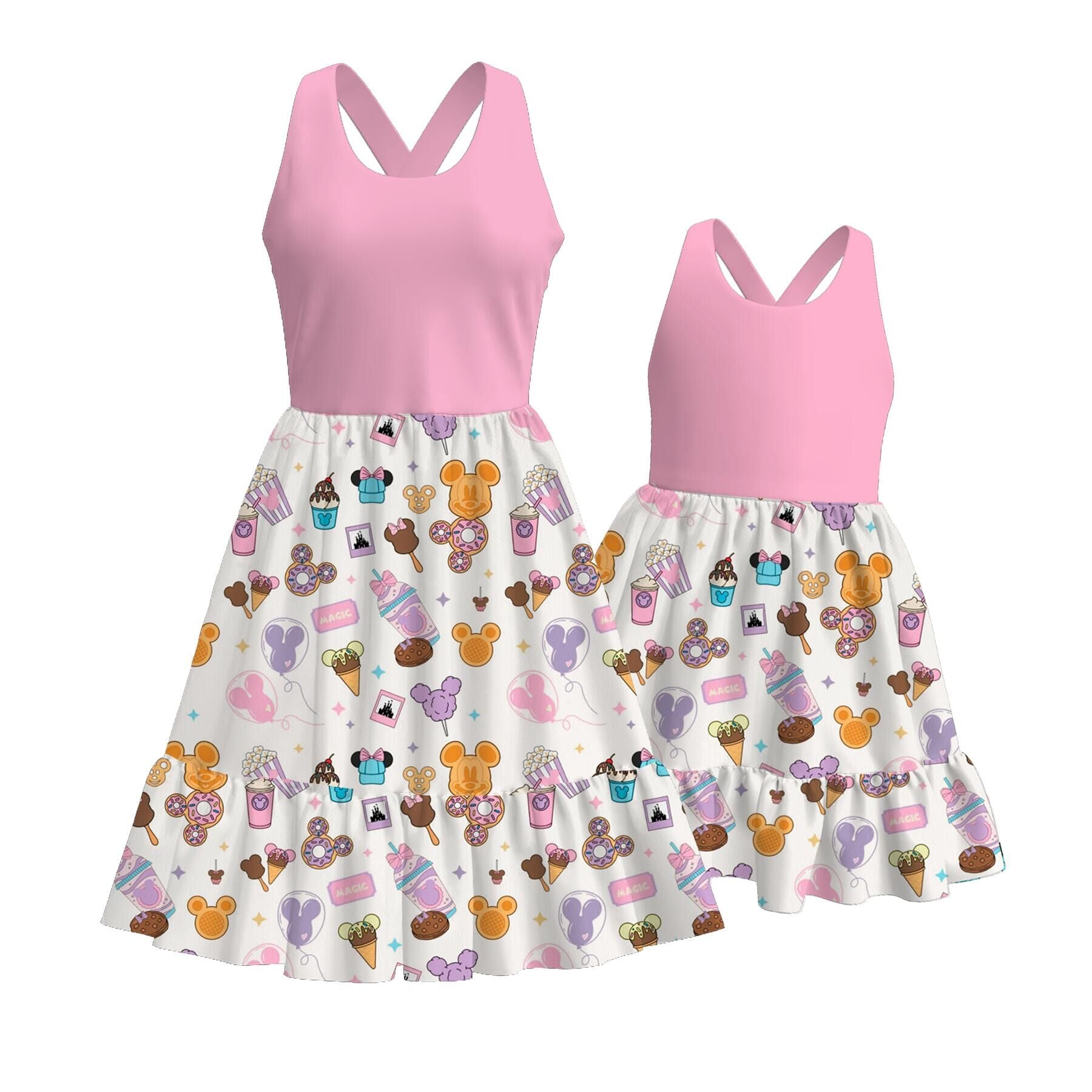 （Pre Order）Mommy and Me Spring ＆ Summer Print Dress