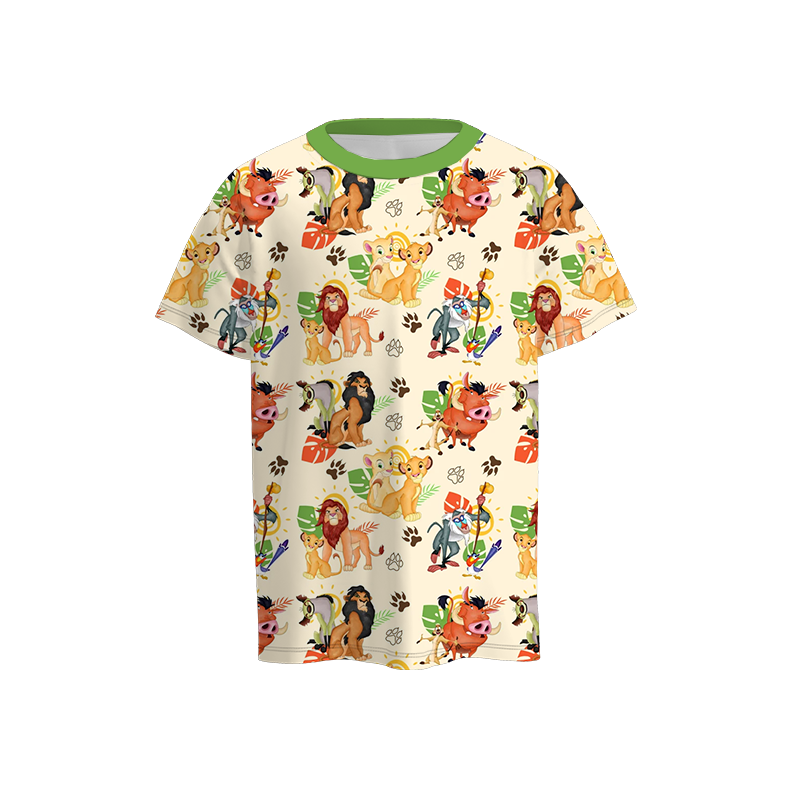 （Pre Order）Boys Spring and Summer Cartoon Print Top