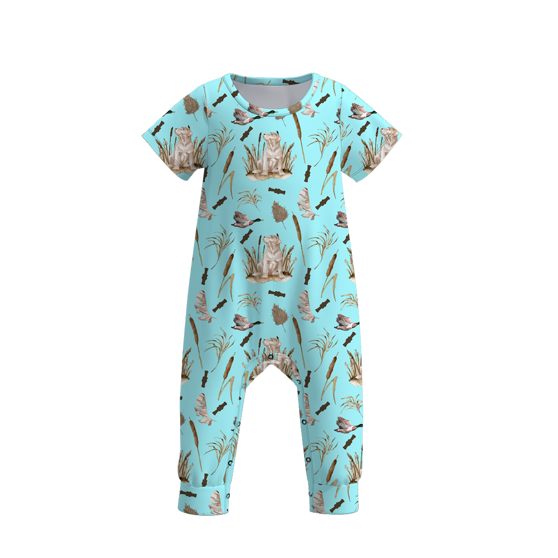 （Pre Order）Exclusive Summer Baby Boys Migration Print Romper