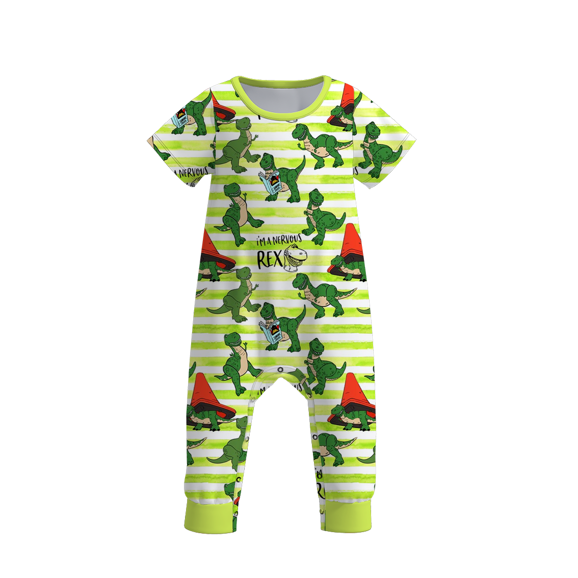 （Pre Order）Boys Summer Cartoon Print Romper