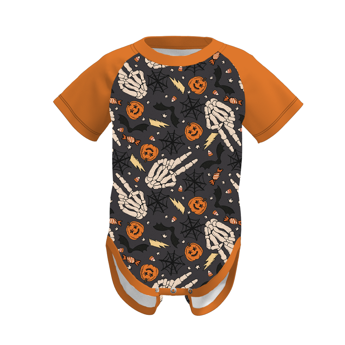 （Pre Order）Baby Boys Halloween Print Romper