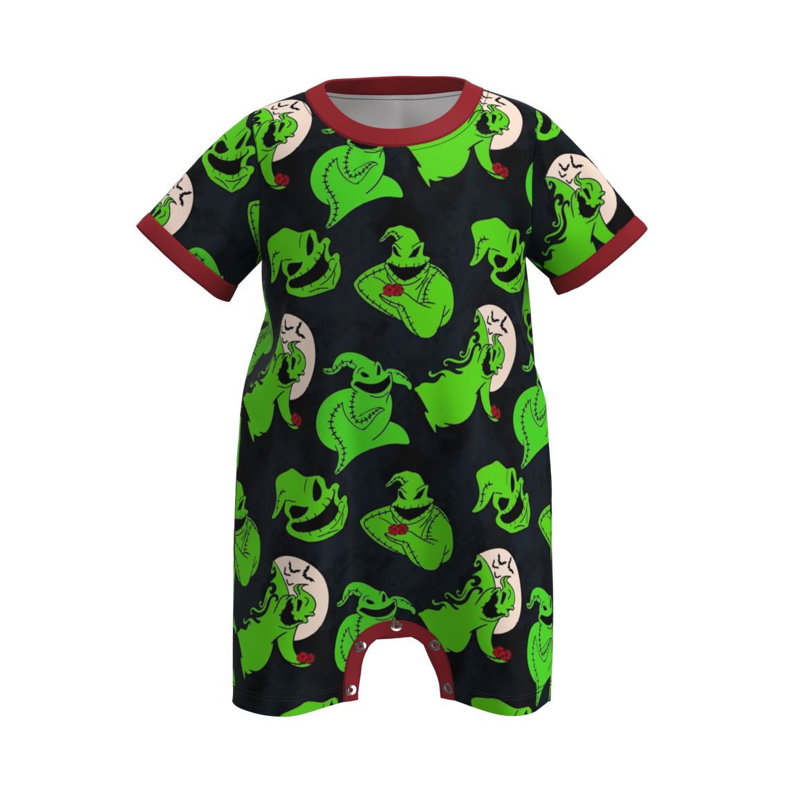 （Pre Order）Baby Boys Halloween Cartoon Print Romper