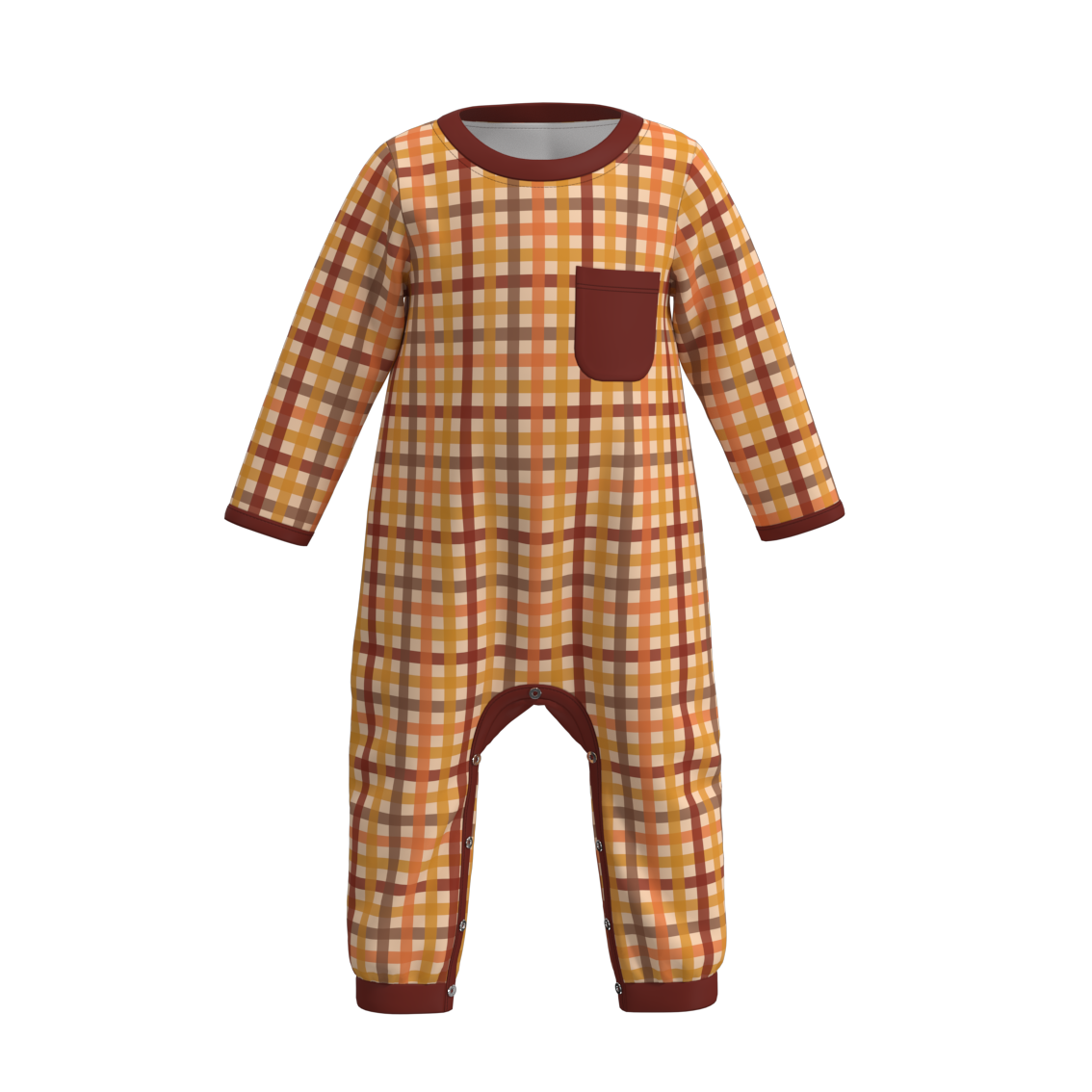 （Pre Order）Baby Boys Thanksgiving Print Romper