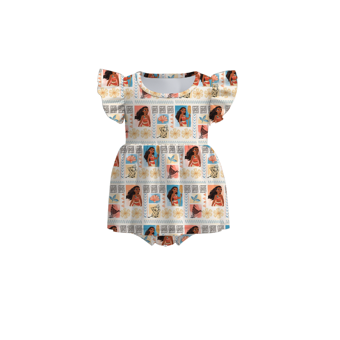 （Pre Order）Baby Girls Moana Print Romper