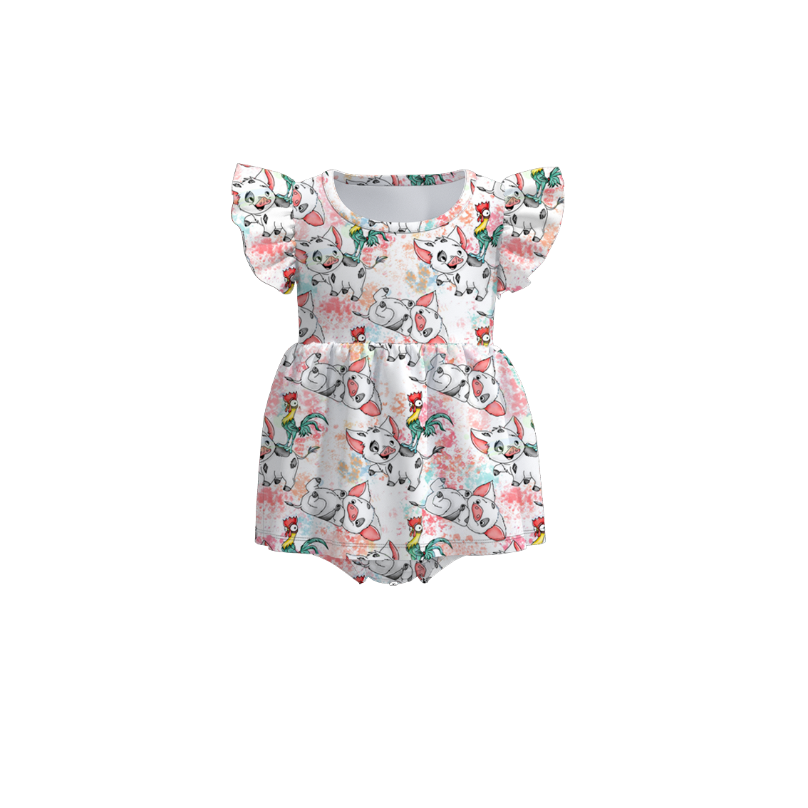 （Pre Order）Baby Girls Moana Print Romper