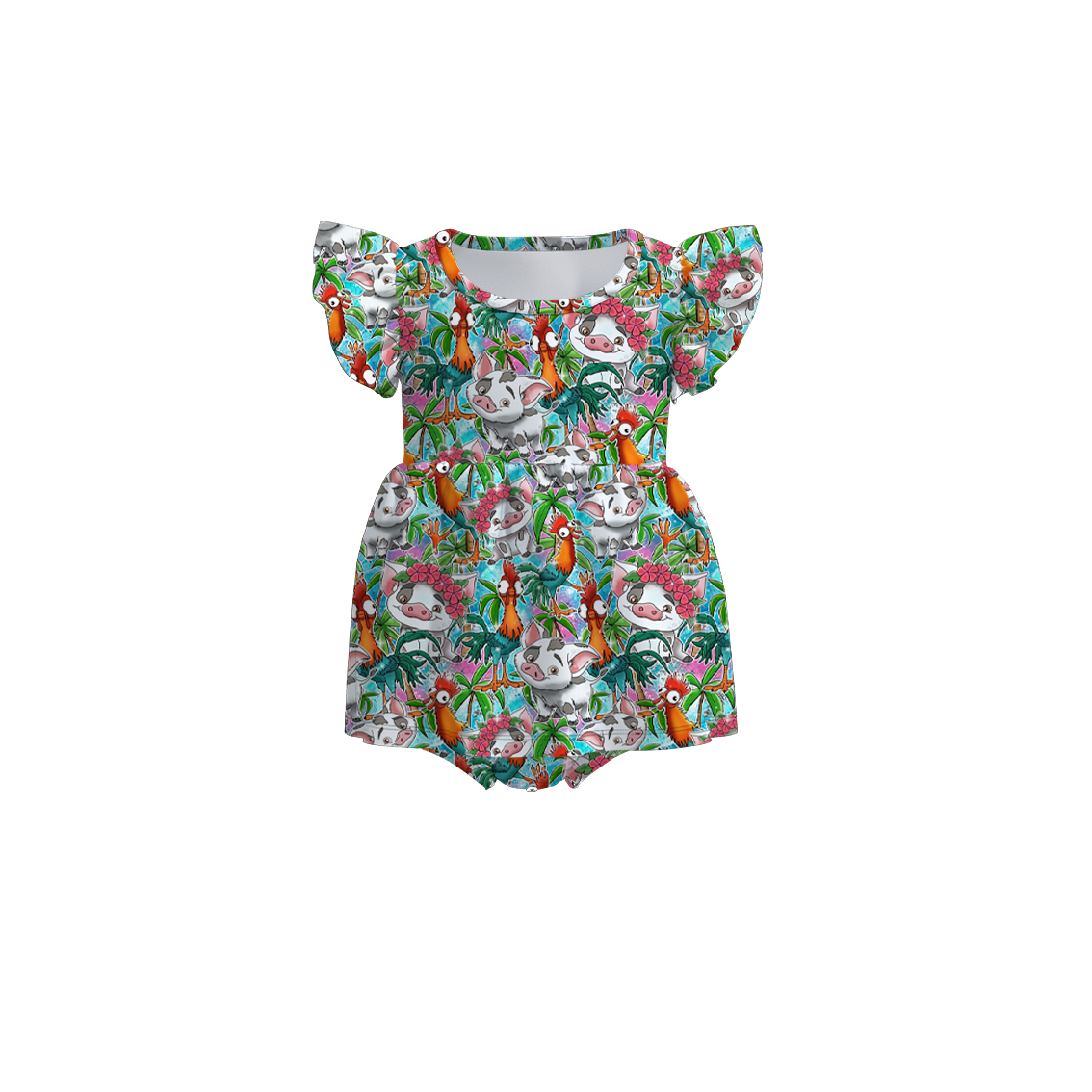 （Pre Order）Baby Girls Moana Print Romper