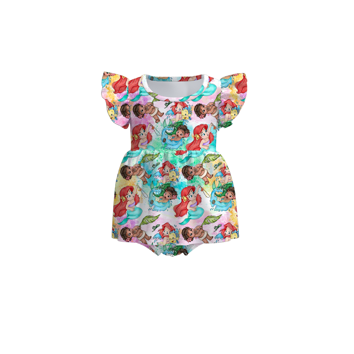 （Pre Order）Baby Girls Moana Print Romper