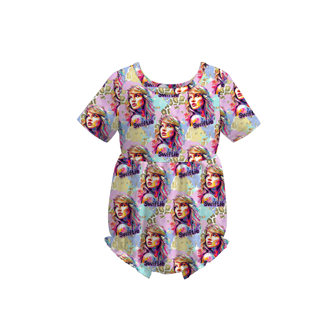 （Pre Order）Baby Grils Summer TS Print Romper