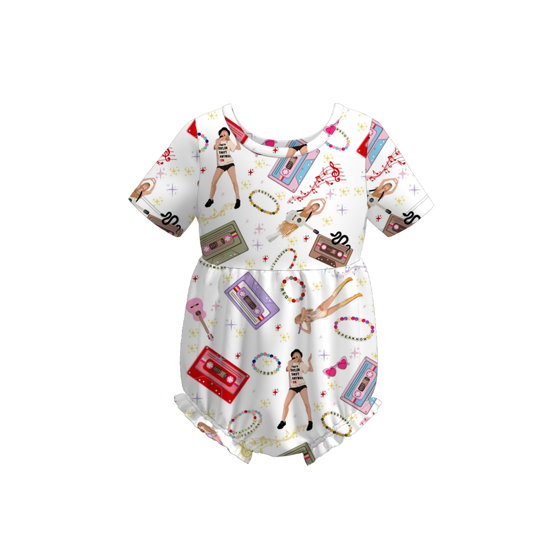 （Pre Order）Baby Grils Summer TS Print Romper