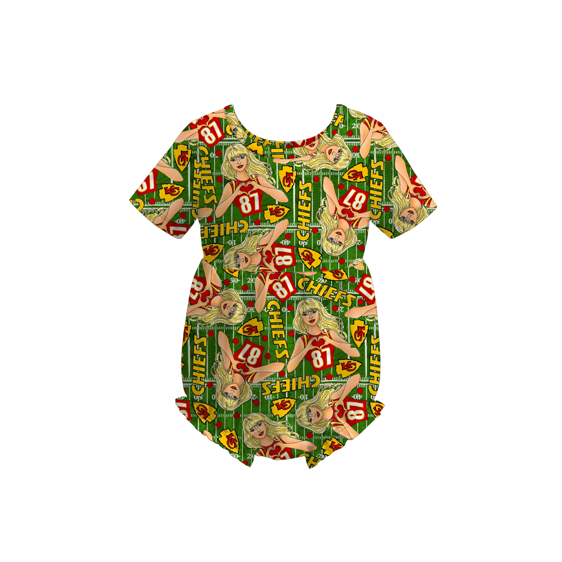 （Pre Order）Baby Grils Summer TS Print Romper