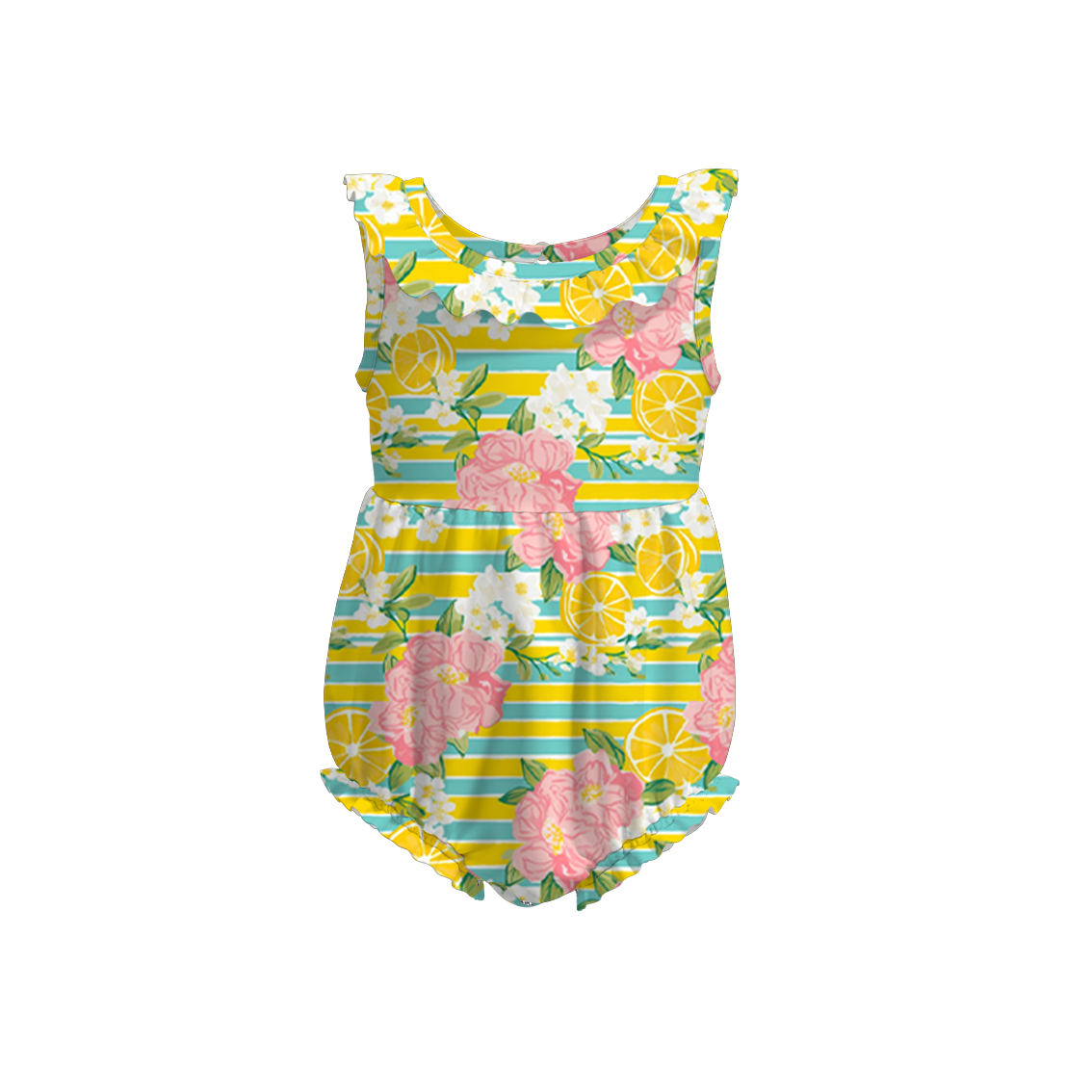 （Pre Order）Baby Girls Under The Sea Print Romper