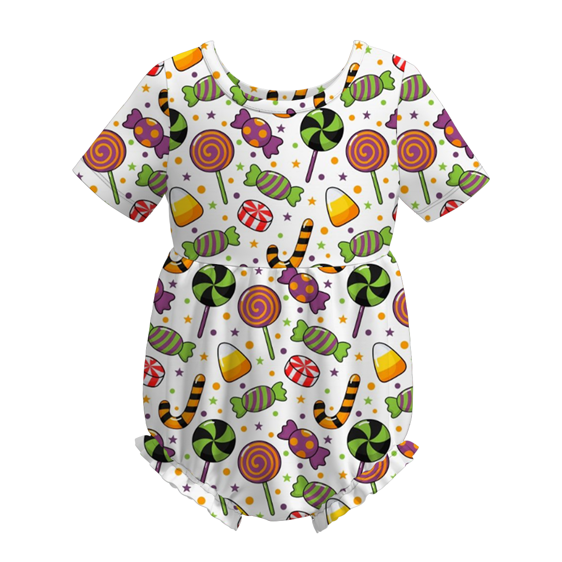 (Pre Order)Baby Girls Halloween Print Romper