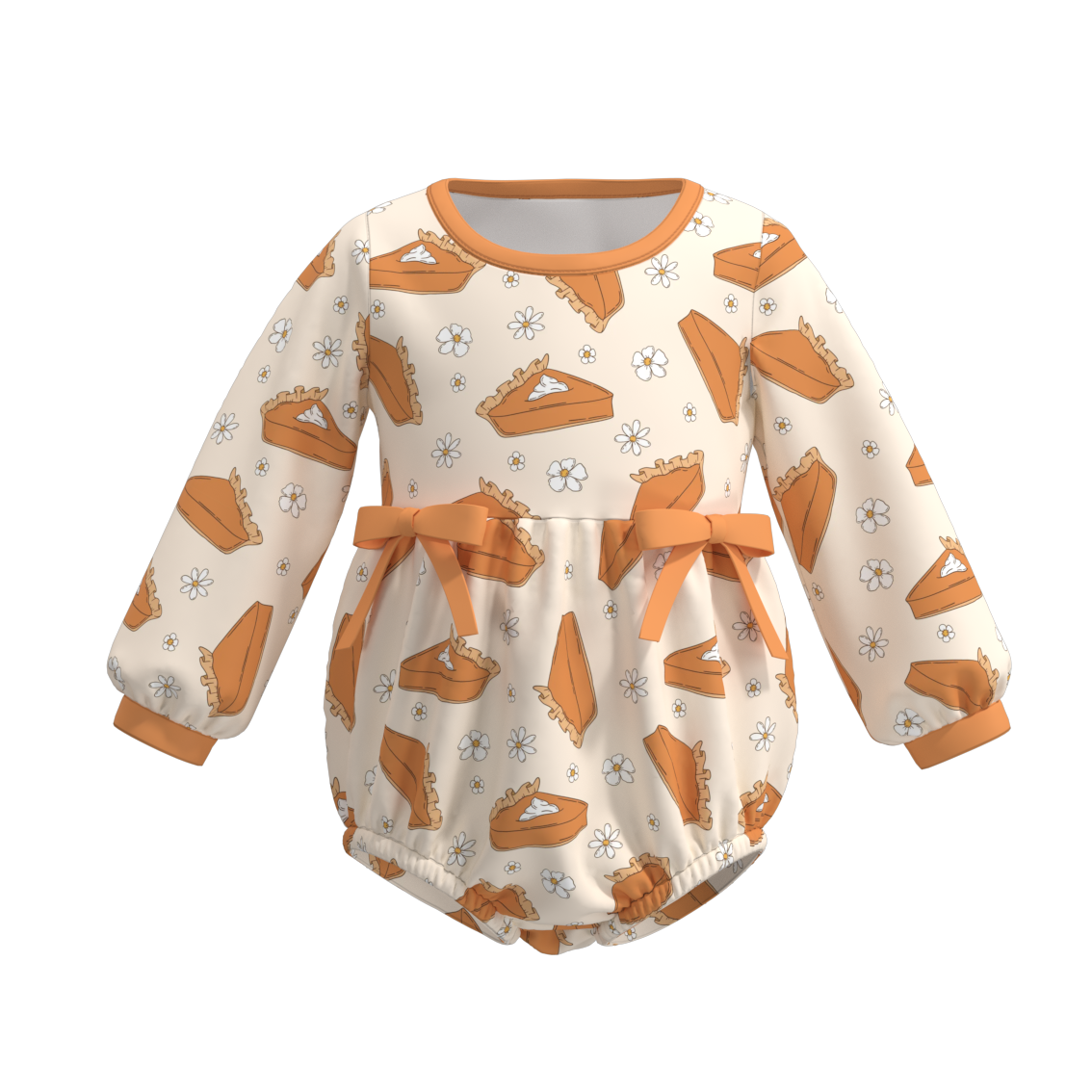 （Pre Order）Baby Girls Thanksgiving Print Romper