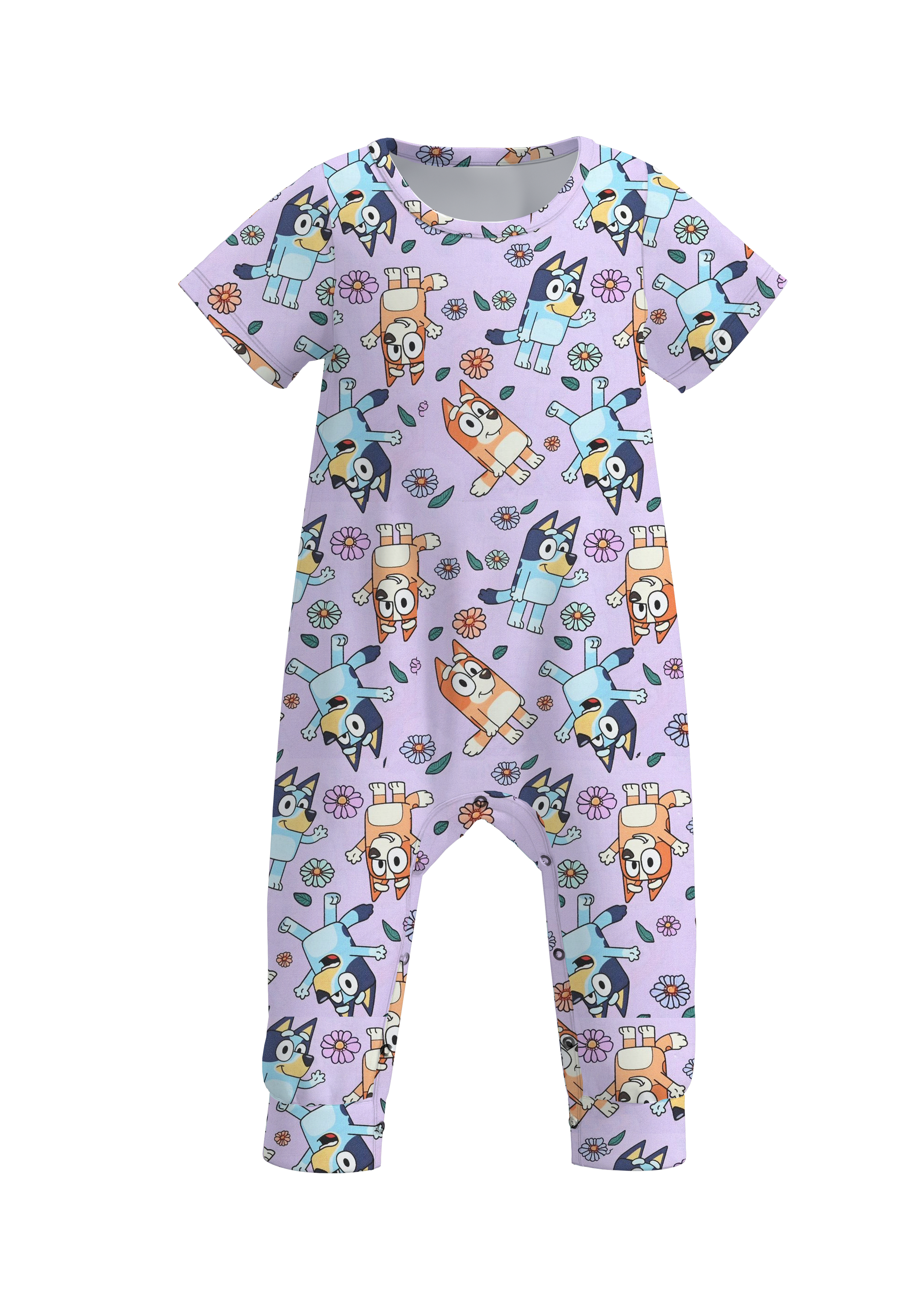 （Pre Order）Baby Girls Cute Cartoon Print Romper