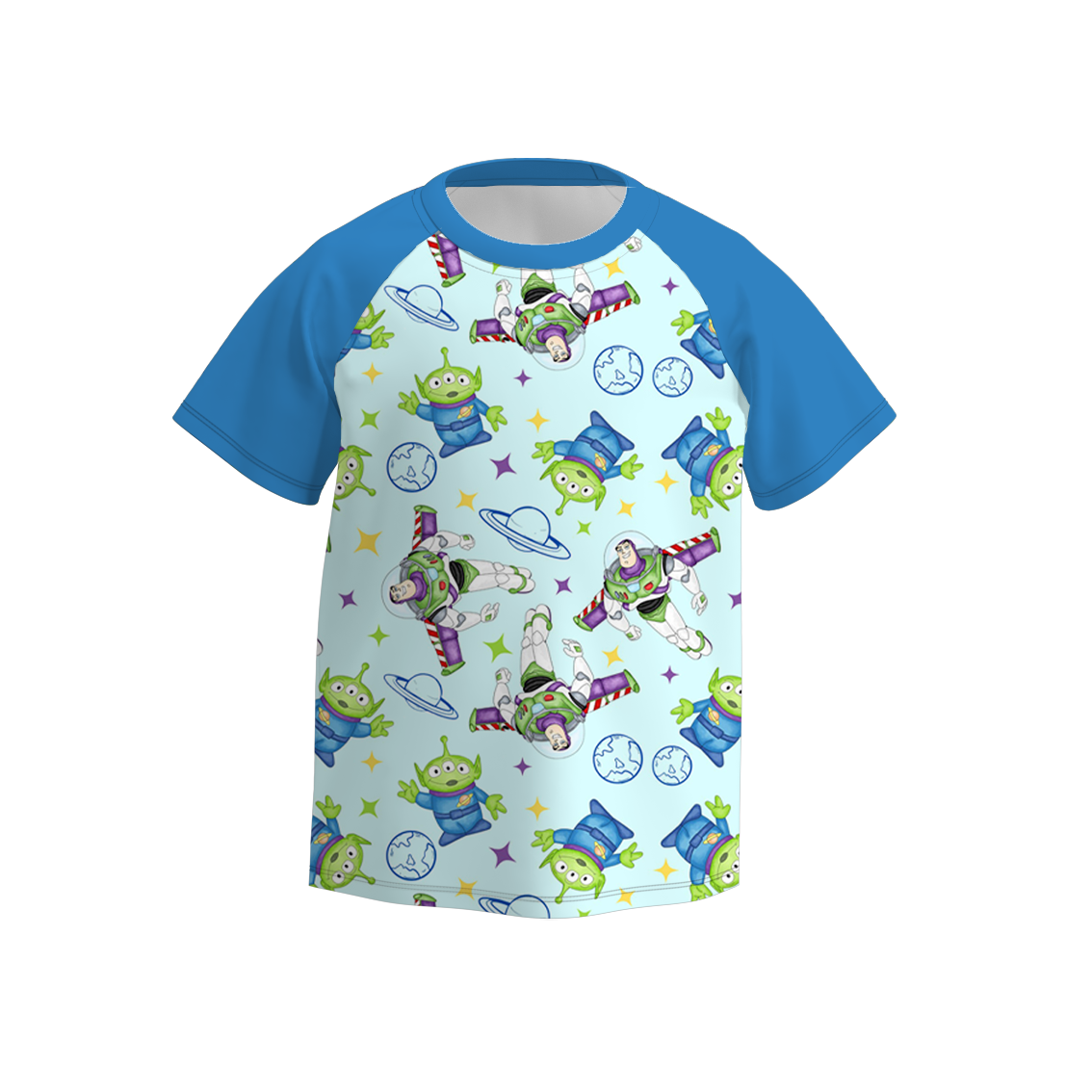 （Pre Order）Boys Summer Toy Story Print Short Sleeves Top